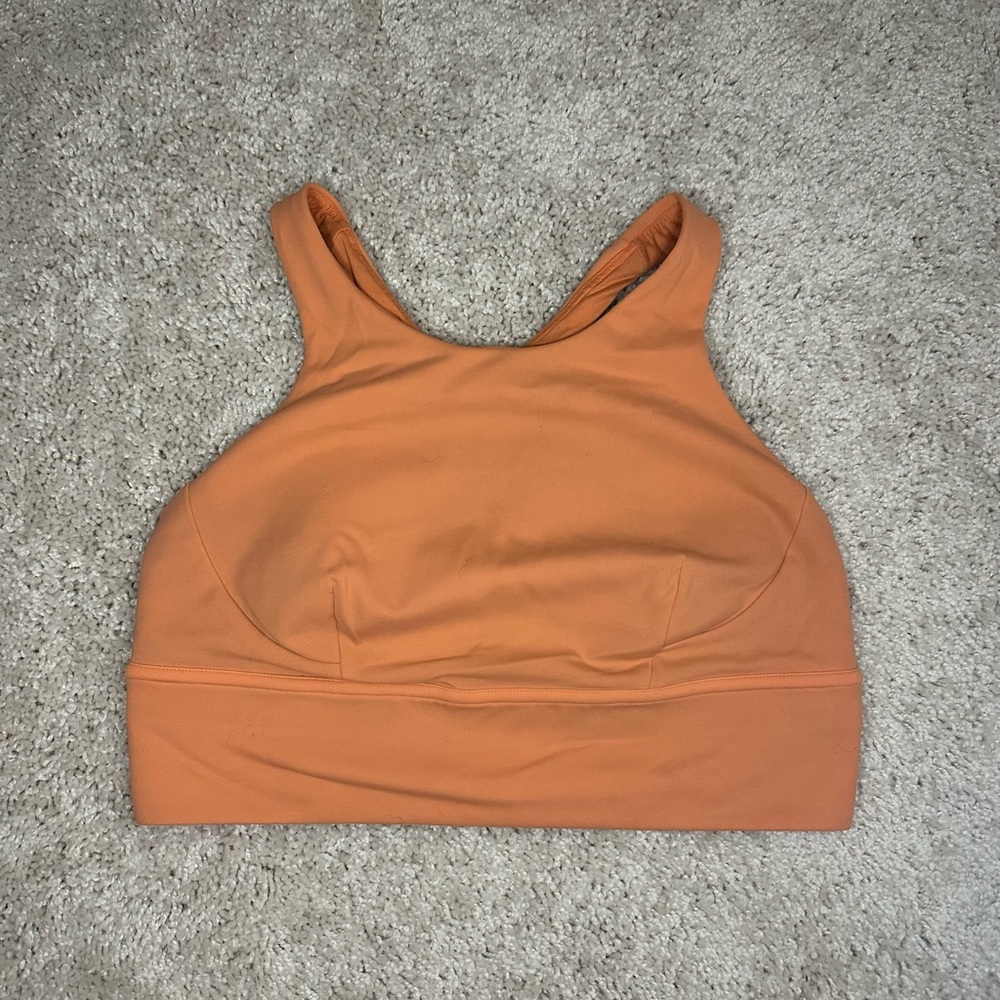 Lululemon Athletica Vibrant Orange Sports Bra
